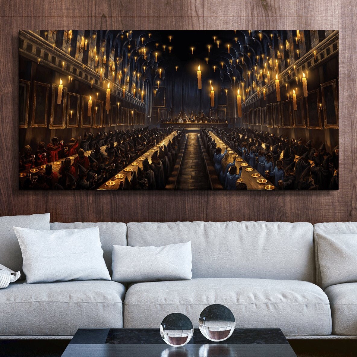 Harry Potter Canvas, Hogwarts Wall Art, Harry Potter Movie Gift, Grea…