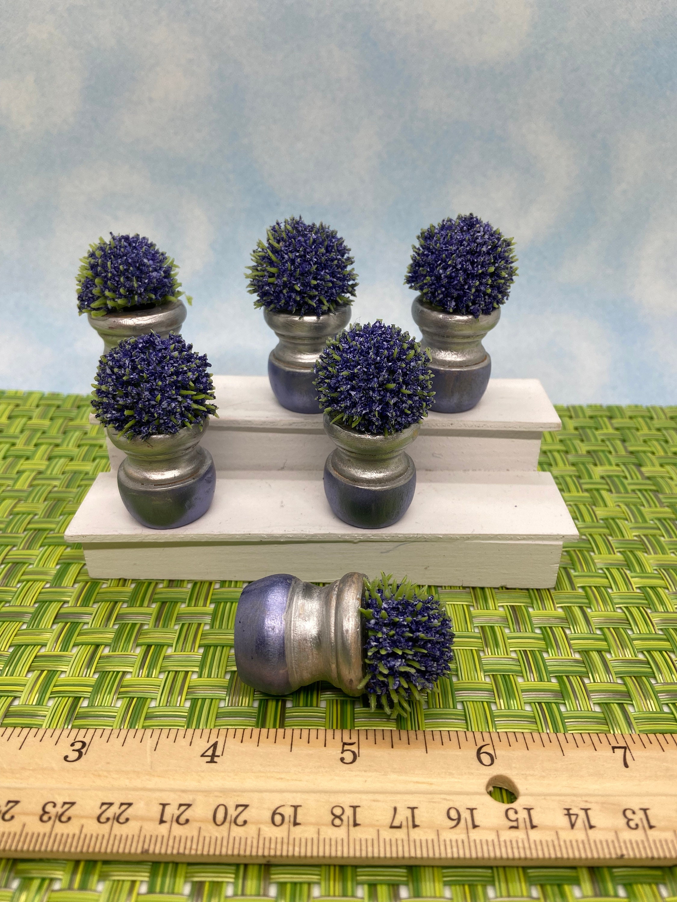 Dollhouse Miniature Potted Plants Etsy