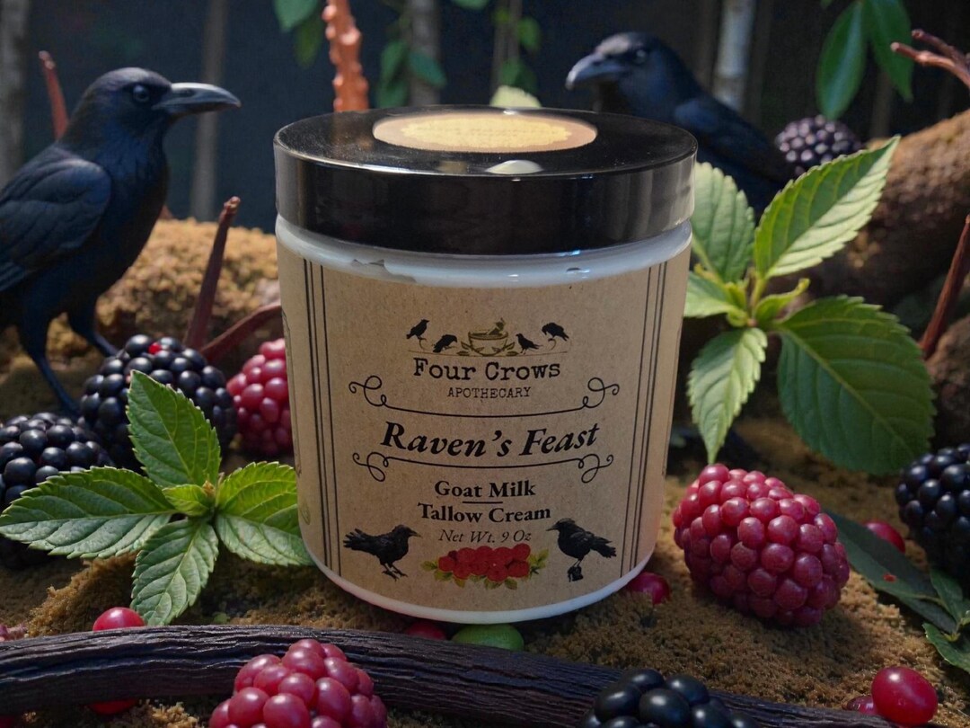 Raven’s Feast: Black Raspberry Vanilla Tallow Lotion, Goat Milk ...