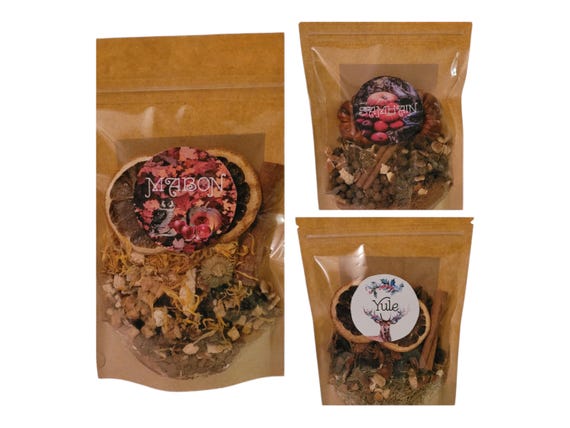Wheel of the Year Simmer Pots Mabon Samhain Yule Imbolc Ostara Beltane Litha Lughnasagh Sabbats