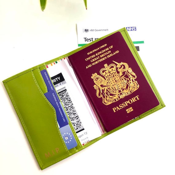 Etui passeport en cuir personnalisé Porte-passeport en cuir