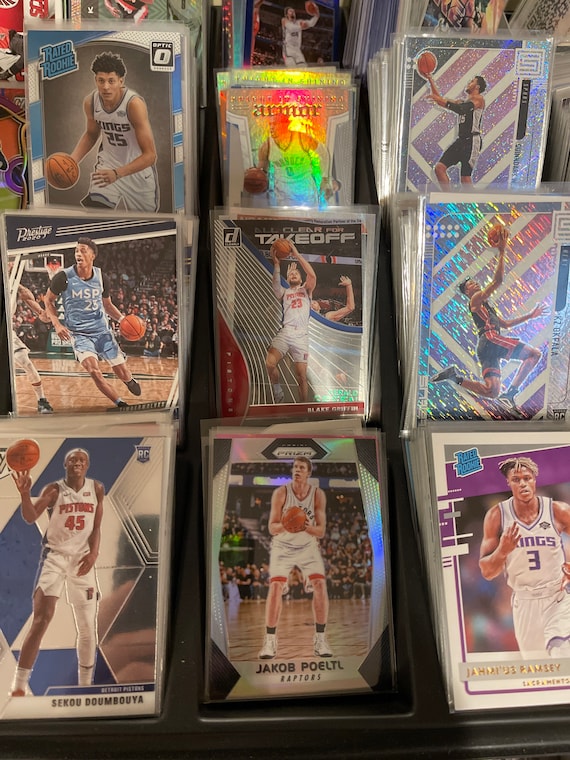 100 Basketball NBA Card Lot 15 Rookies in Every Lot, Plus Veteran 