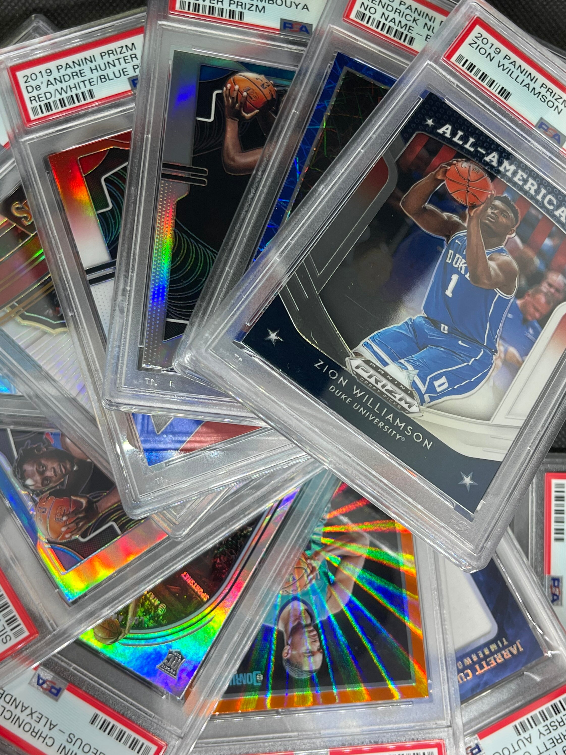 Mega NBA Basketball Card Box 1 GRADED CARD, 4 Packs, 1 Hit relic, Patch, Jersey, Auto, or