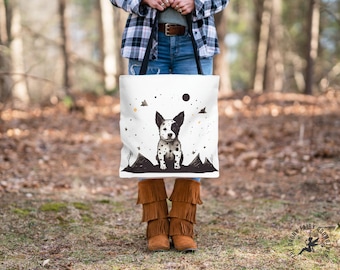 Cattle Dog Tote Bag: Heeler Dog Mom Gift