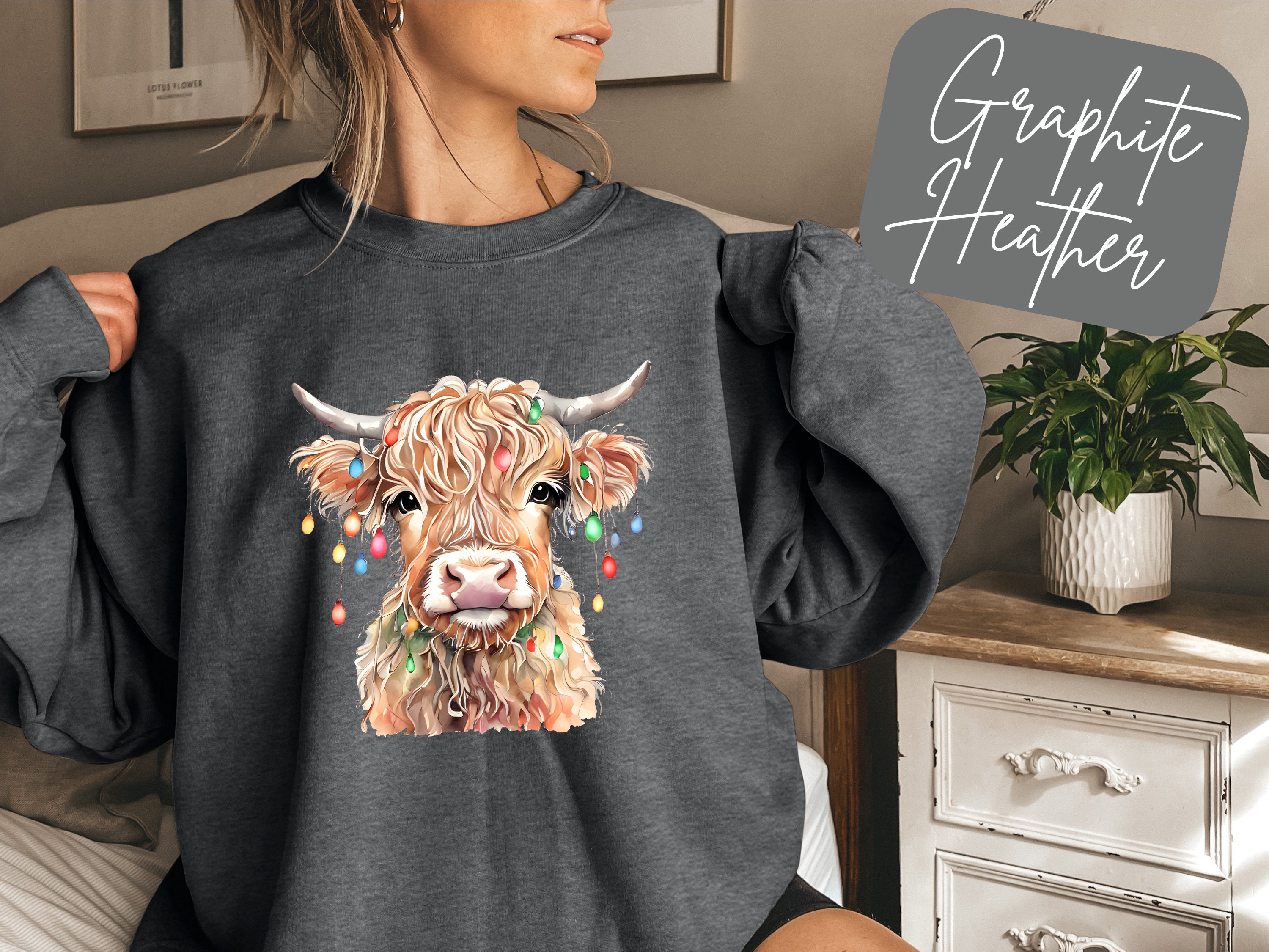 Fattoria Fresca Albero Di Natale Felpa Ricamata Venduto Da Elahe - Foto 9