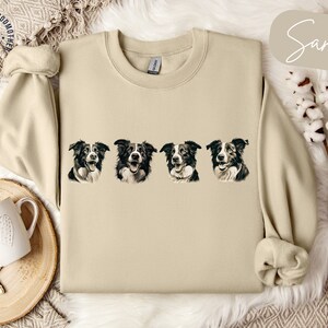 Border Collie Sweatshirt Border Collie Shirt Border Collie Gifts Rough Collie Border Collie Gift Dog Mom Dog Mama Dog Lover Custom Dog