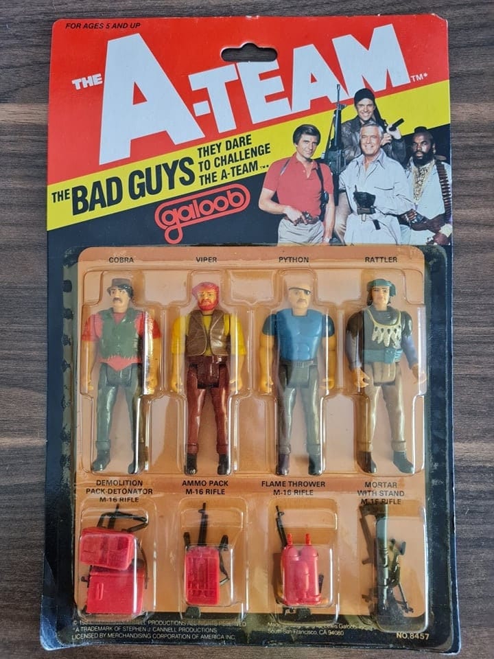 Rare 1983 The A-Team Action Figures The Bad - Etsy