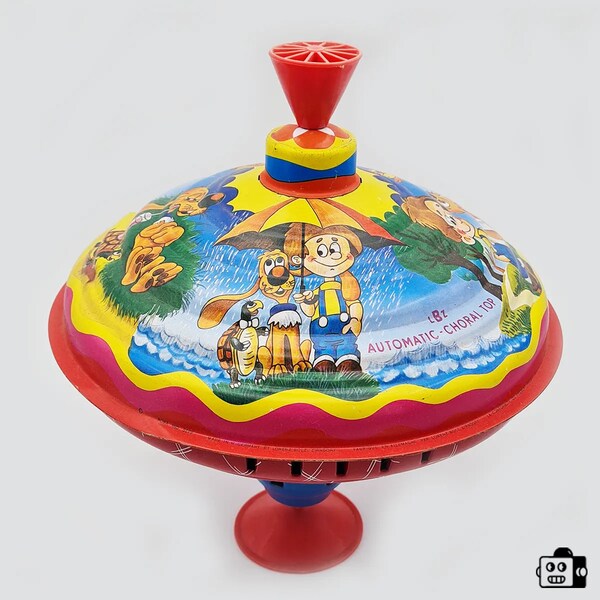 Toupie Vintage LBZ Automatic Choral Top - Métal Peint - Occasion