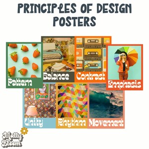 Principles of Design Poster Bundle Elements and Principles - Etsy