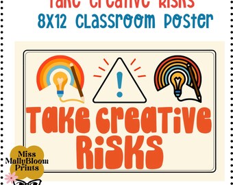 Art Classroom Decor, Growth Mindset Poster, Bulletin Board Printable Poster, Classroom Decor Middle School, High School Class Decor