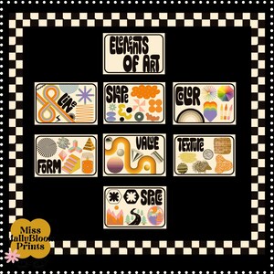 Elements of Art Poster Bundle, Classroom Decor, Classroom Poster Bundle ...