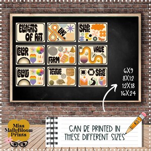 Elements of Art Poster Bundle, Classroom Decor, Classroom Poster Bundle ...