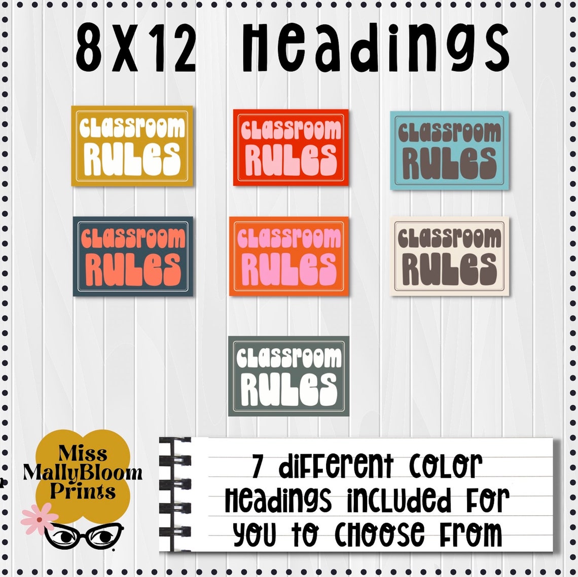 Classroom Rules Poster_bulletin Board Printables Classroom | Etsy