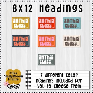 Printable Classroom Decor, High School Classroom Decor, Bulletin Board ... image.