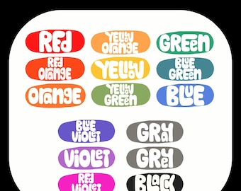 Art Classroom Labels, Art Classroom Decor, Color Wheel Labels, Color Theory, Art Room Labels,Art Room Decor Elementary Art,Middle School Art