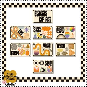 Elements of Art Poster Bundle, Classroom Decor, Classroom Poster Bundle ...