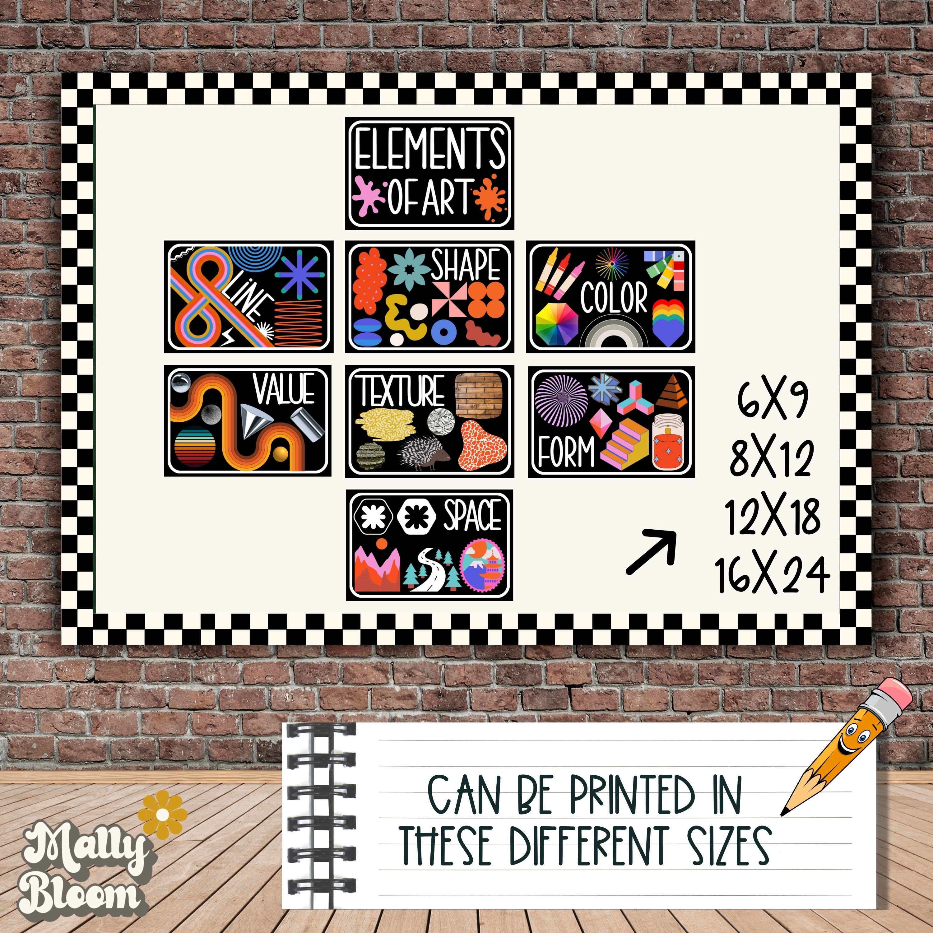 Elements of Art, Art Elements Poster Bundle, Art Classroom Decor ...