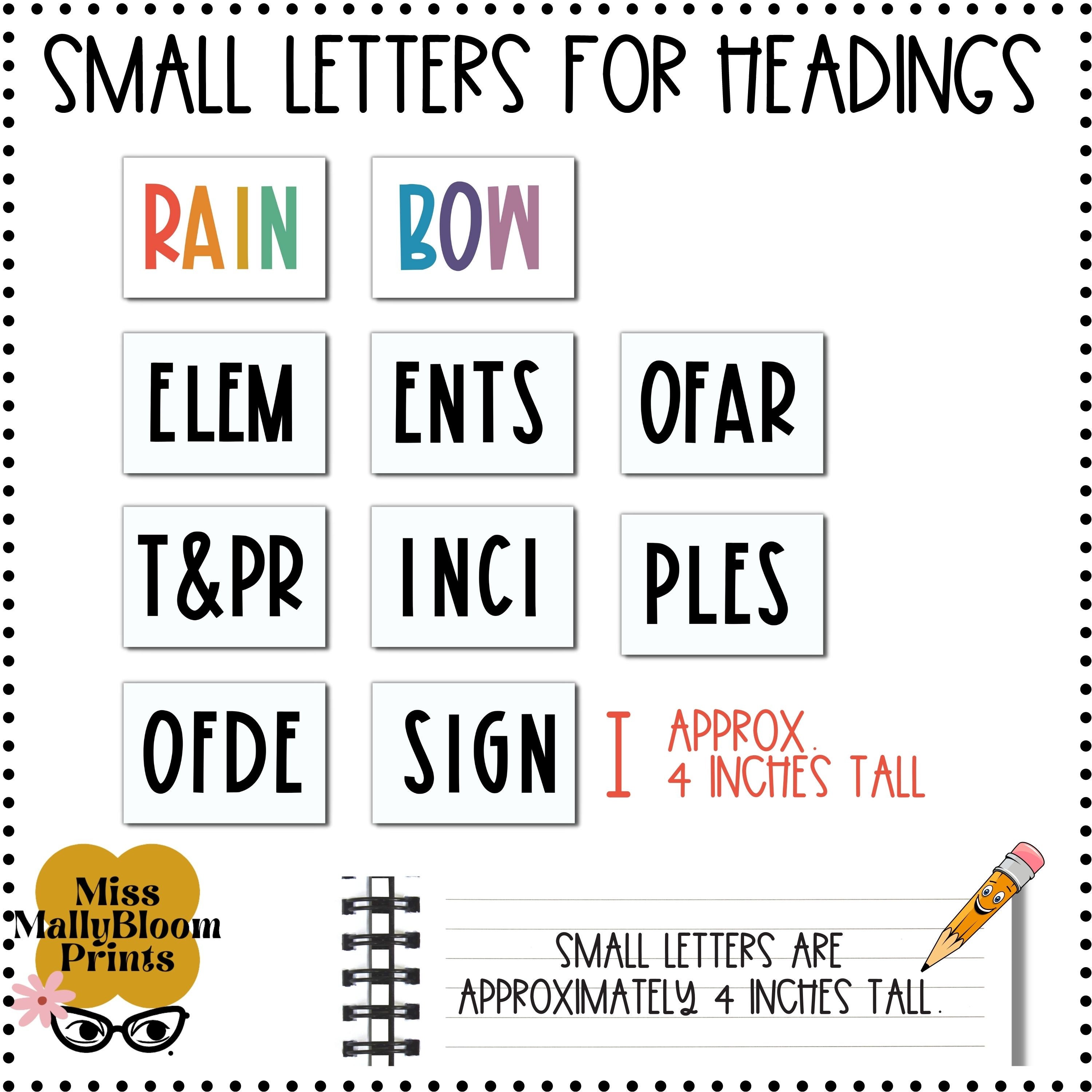 Printable Letters Elements Of Art