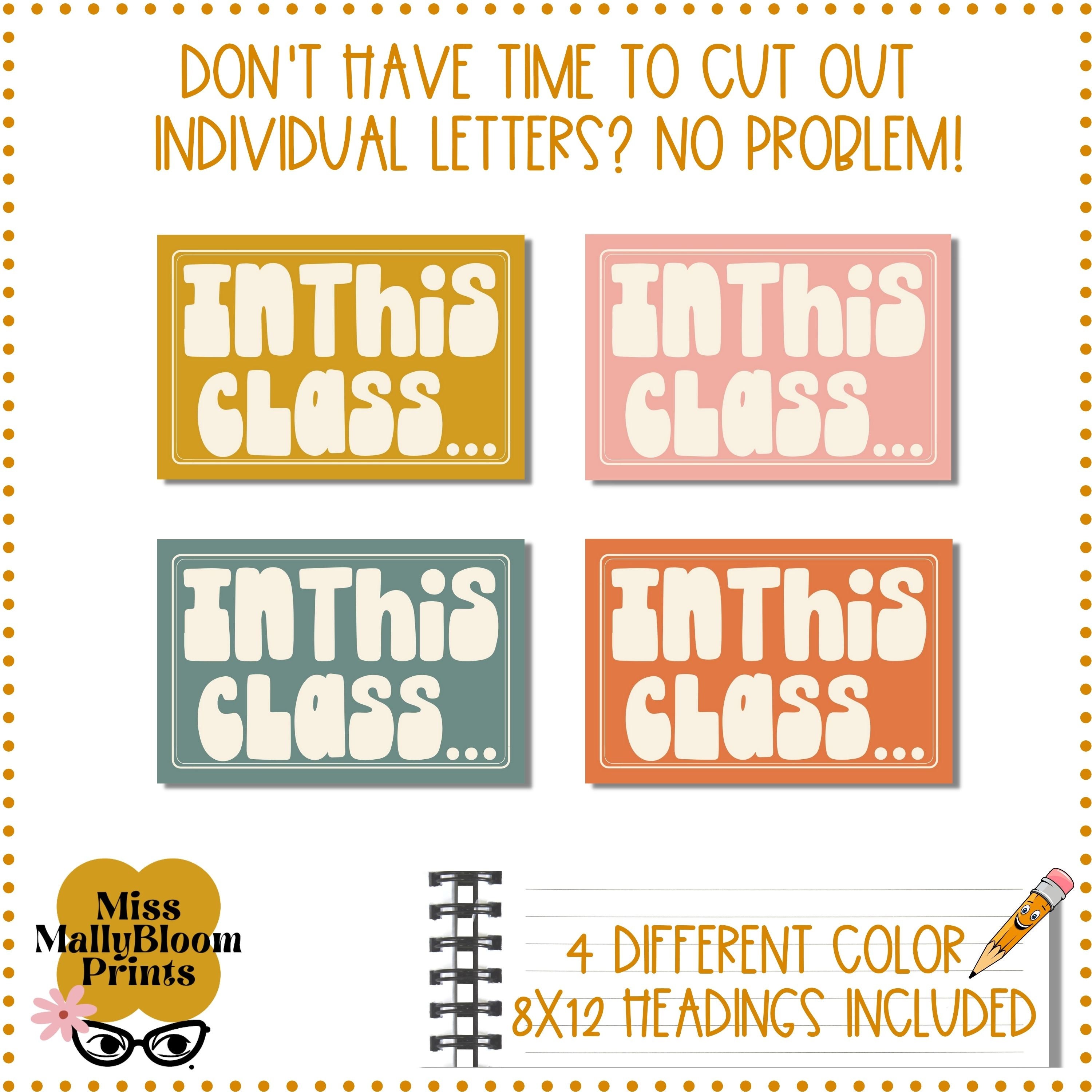 Classroom Positive Quotes Poster Bundle_bulletin Board Kit, Classroom ...