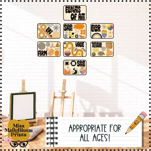 Elements of Art Poster Bundle, Classroom Decor, Classroom Poster Bundle ...