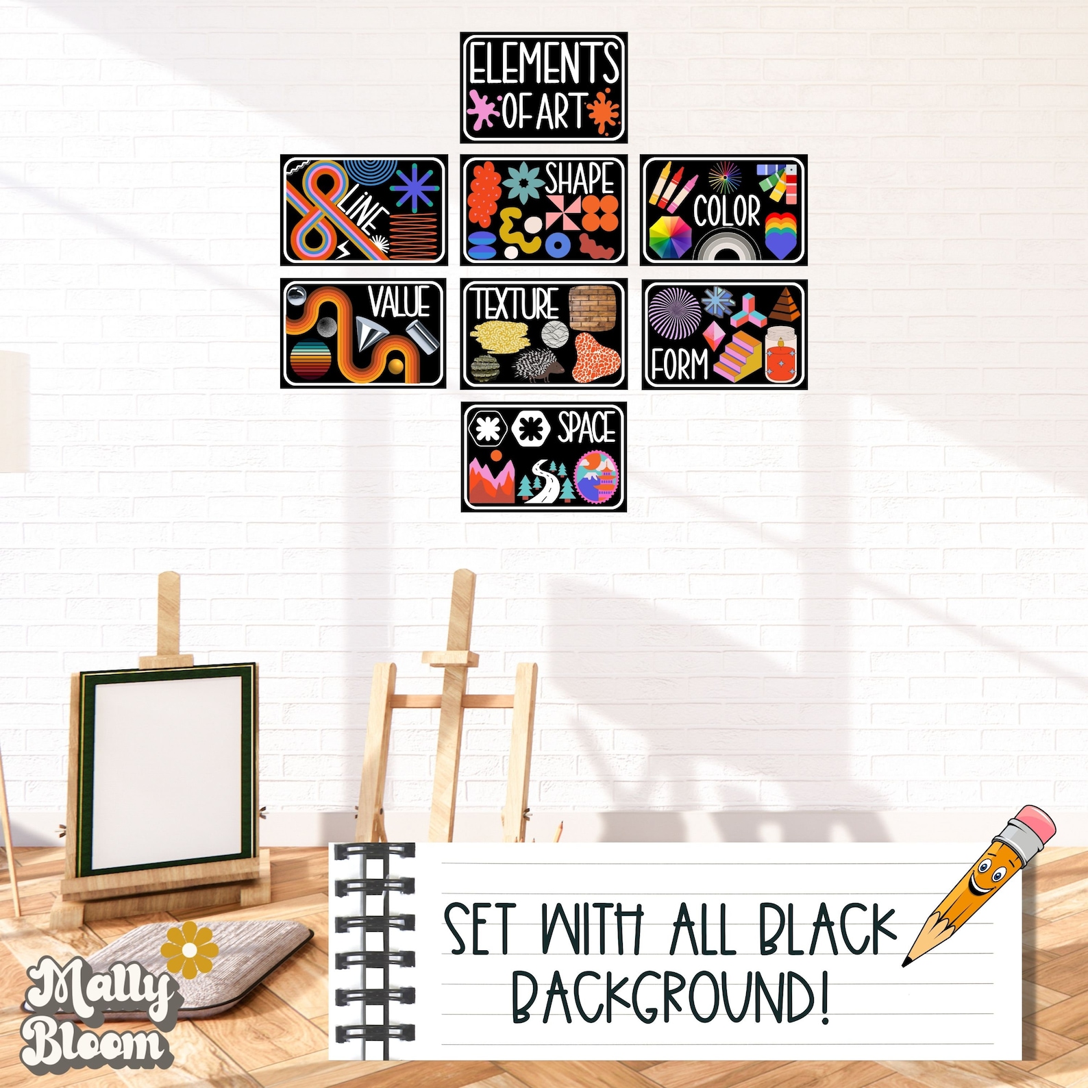 Elements of Art, Art Elements Poster Bundle, Art Classroom Decor ...