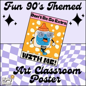 Art Classroom Poster, Art Teacher Decor, Art Classroom Rules,Art Class Bulletin Board Sign,Art Supply Rules,Elementary Art,Middle School Art