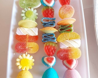Party Favours - Sweet Kebabs|Candy Kabobs|Communion|Birthday|BBQ|Party Sweets|Corporate|Hen Party|Pick and Mix|Marshmallow|
