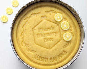 Plastilina sensorial con aroma a limón amarillo / Plastilina de fresa / Plastilina de frutas