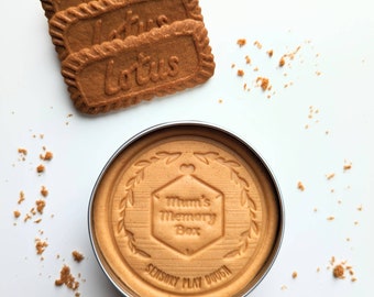 Masa de juego sensorial con aroma a Lotus Biscoff