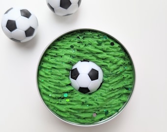 Plastilina sensorial con aroma a fútbol / Plastilina de césped verde