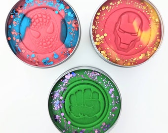 Plastilina sensorial con aroma de superhéroe / Plastilina de Hulk / Plastilina de Spider-Man / Plastilina de Iron-Man