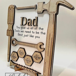 Father's Day Tools SVG Bundle ( 2-6 Kids) Svg FILE ONLY