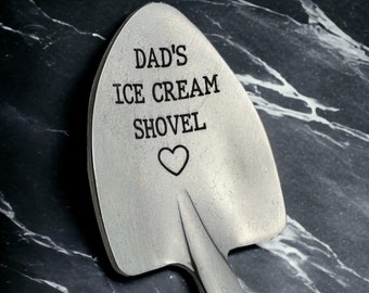 Personalized Ice Cream Shovel-Ice Cream Shovel for Dad- Custom Ice Cream Spoon-Name Engraved Spoon-Custom Engraving Spoon-Funny Gift for Dad