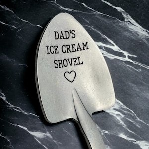 Personalized Ice Cream Shovel-Ice Cream Shovel for Dad- Custom Ice Cream Spoon-Name Engraved Spoon-Custom Engraving Spoon-Funny Gift for Dad
