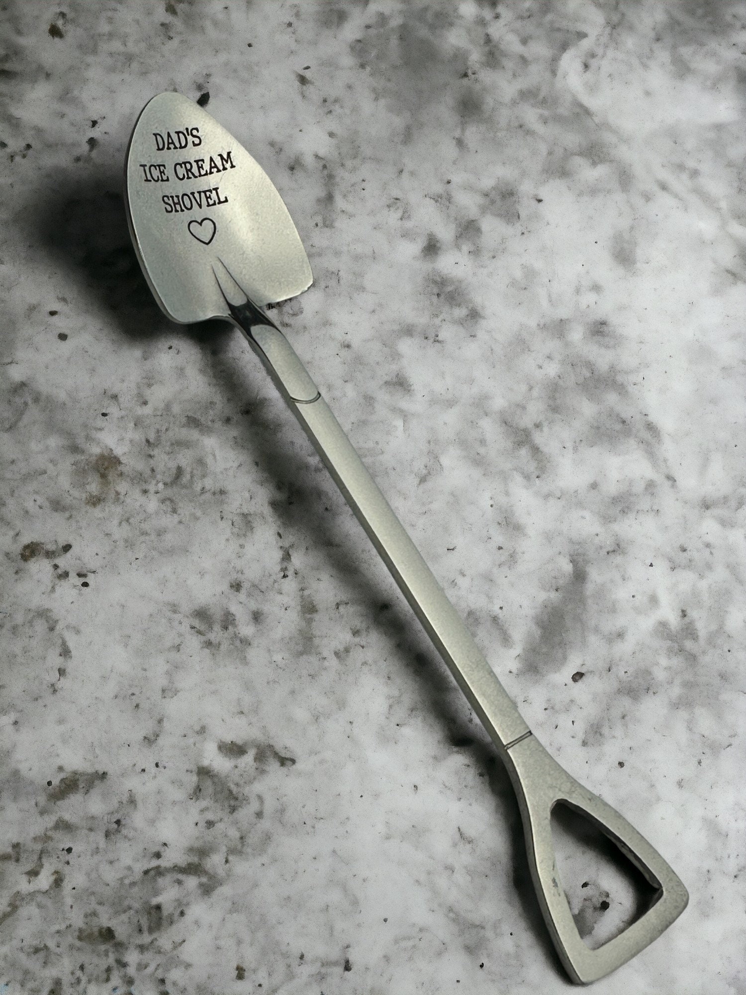 Personalized Ice Cream Shovel, Ice Cream Shovel for Dad, Custom Ice Cream Spoon, Name Engraved Spoon, Custom Engraving Spoon, Funny Gift for Dad