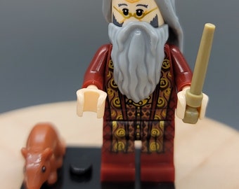New Custom Minifigure Professor Dumbledore Harry Potter Moc Lego US SELLER