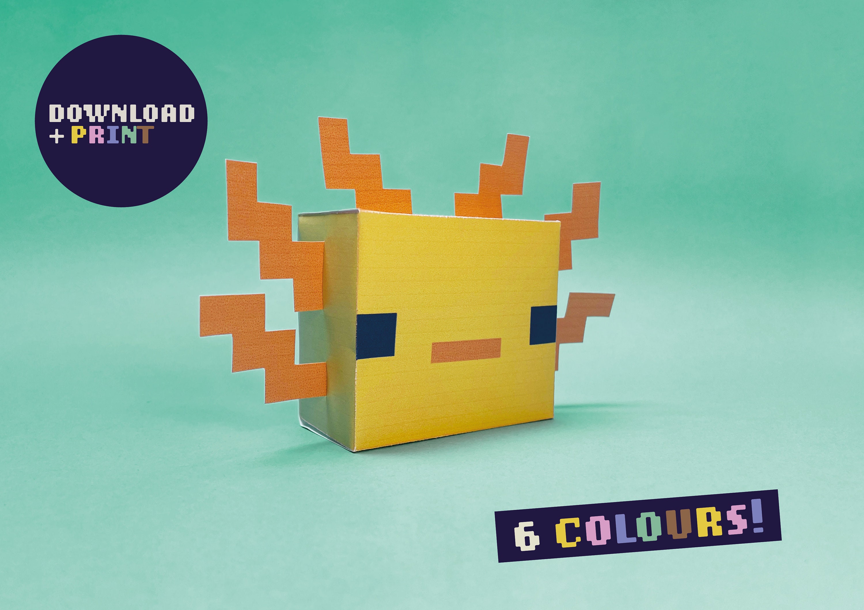 Axolotl Theme Gamer Party Boxes