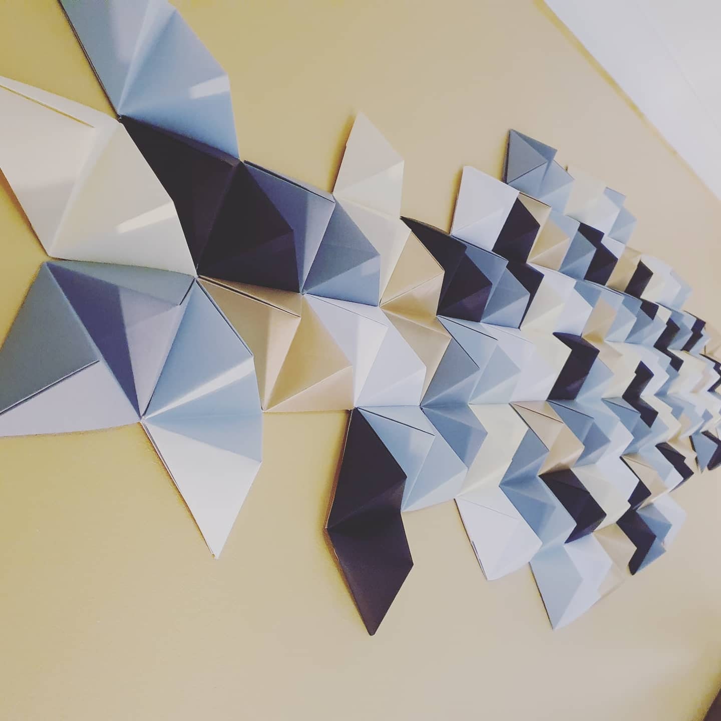HUGE Origami Wall Art Commission Etsy