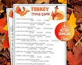 Turkey Trivia Game, Thanksgiving Party Game, Fall Trivia Game, Friendsgiving Family Trivia Game for kids and adults,Printable Classroom Game product logo