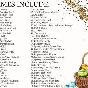 Easter Game Bundle, Holy Week Trivia Games,Spring Easter Trivia Quiz,Palm Sunday Celebration,Good Friday Activity,Sunday School Easter Games image 9