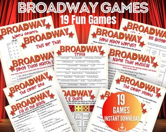Broadway Invitation, Broadway Birthday Invitation, Broadway Theme Invitation, Broadway Night Invitation, Digital Printable Invitation