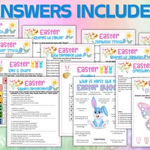 Easter Game Bundle, Holy Week Trivia Games,Spring Easter Trivia Quiz,Palm Sunday Celebration,Good Friday Activity,Sunday School Easter Games image 7
