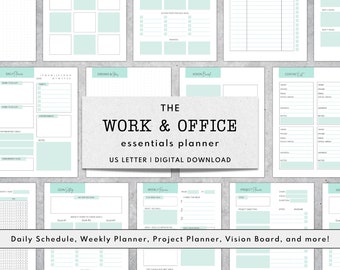 Agenda de tâches bureautiques, Agenda de bureau, Liste des tâches, Programme de travail, Agenda des employés, Réunions d'affaires, Suivi des e-mails