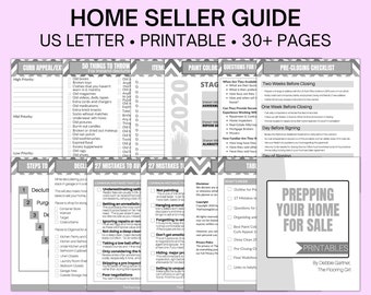 Home For Sale Planner, Home Listing Checklist, Real Estate Agent, Home Seller Checklist, Best Selling Home Seller Guide, PDF Printable