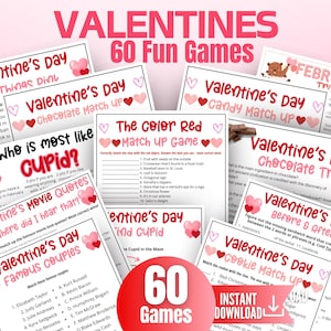 Pacote de Jogos para o Dia dos Namorados, Jogo de Perguntas e Respostas sobre Citações de Filmes de Comédia Romântica, Jogos para Amigas, Quiz para Festa no Escritório, Perguntas e Respostas sobre Casais e Chocolate, Perguntas e Respostas de Fevereiro