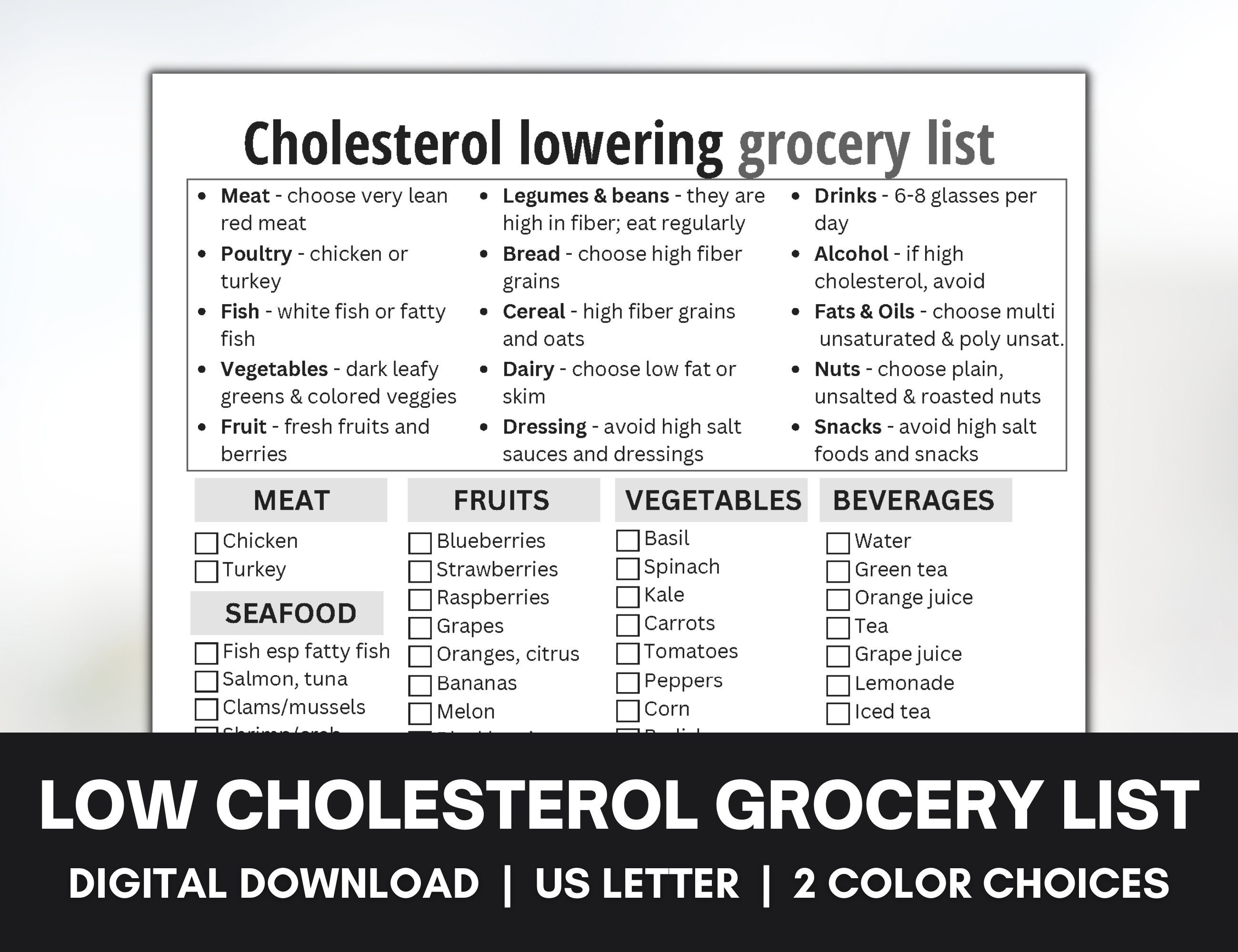 lower-cholesterol-grocery-list-cholesterol-meal-planner-low-etsy