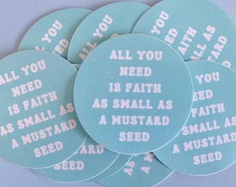 Mustard Seed Sticker