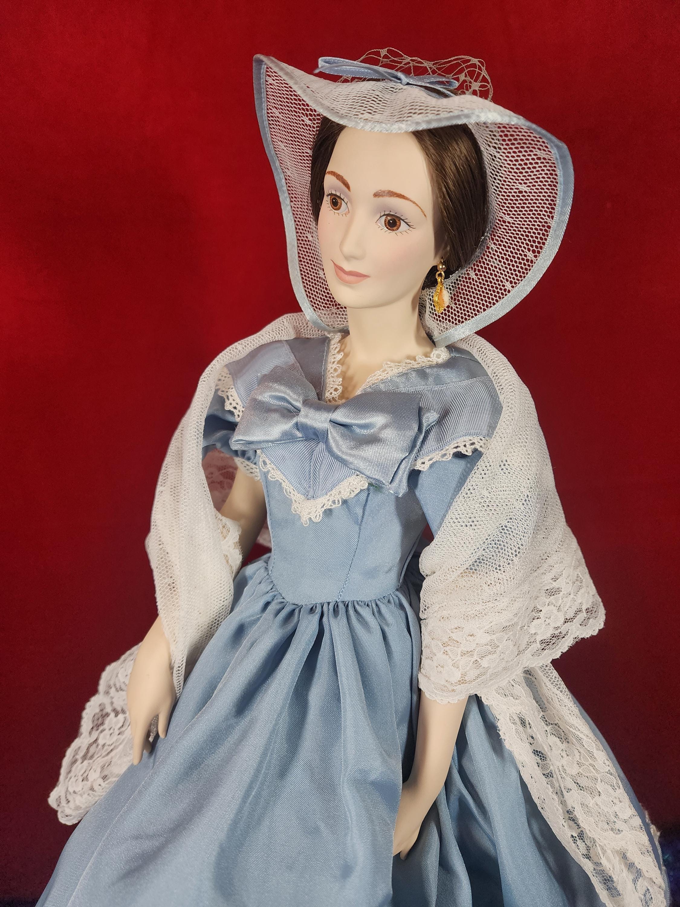 Franklin Mint Gone With the Wind Porcelain Dolls: Melanie and