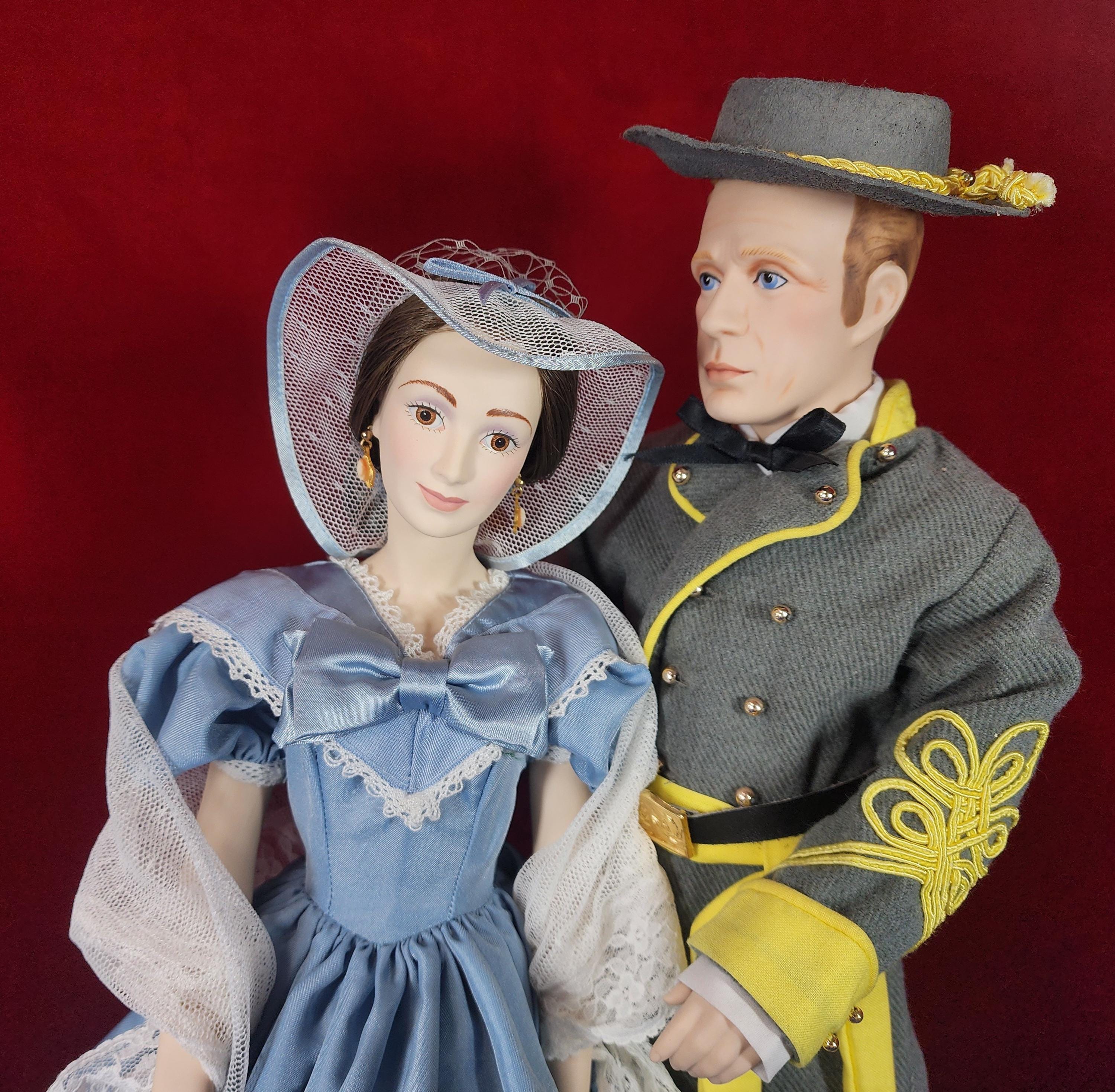 Franklin Mint Gone With the Wind Porcelain Dolls: Melanie and