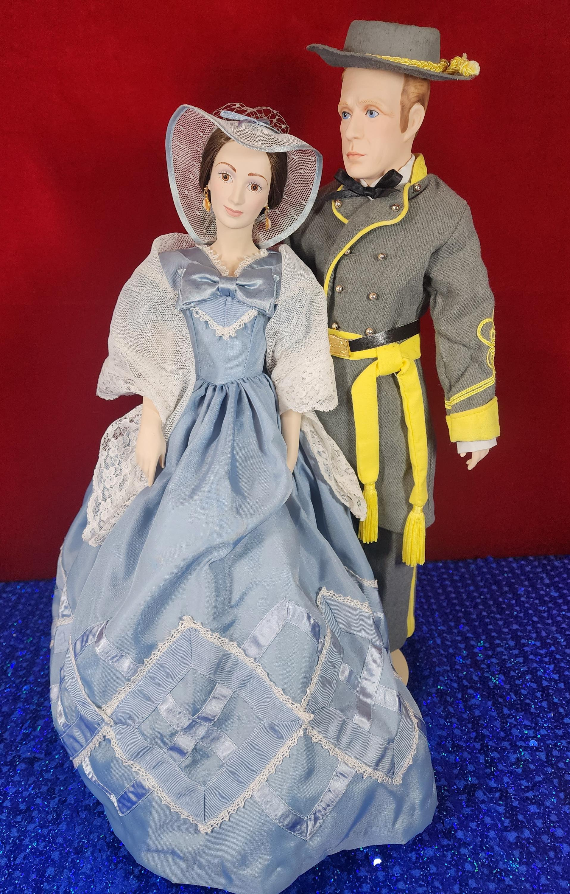Franklin Mint Gone With the Wind Porcelain Dolls: Melanie and